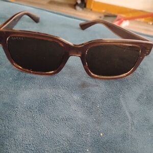 Gucci Brown Square Sunglasses